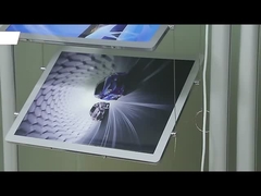 A3 A4 Crystal Light Box Led Frame Iluminado Light Box Exposição de Janela Pendente