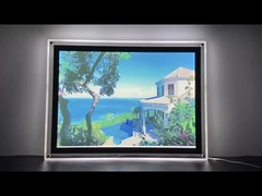 80000h Led Light Box Frame Exhibition Display Backlit Light Box RoSH