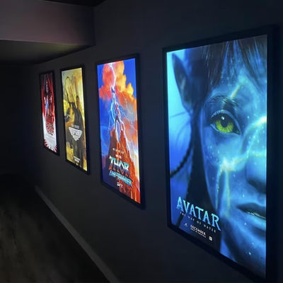 comprar Quadro de menus de restaurantes Caixas de luz publicitárias Quadro de cartaz de filme Caixa de luz LED ultra fina Fabricação em linha