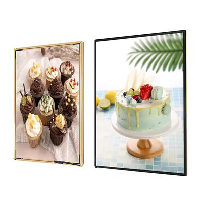 comprar Ultra Slim Publicidade Light Boxes Restaurante loja vidro temperado Led Light Box Fabricação em linha