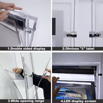 comprar 2835 Caixa de luz de tira LED Publicidade Economia de energia Caixa de luz de cristal LED Display DC12V Fabricação em linha