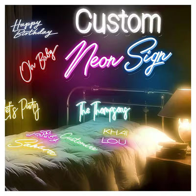 comprar 15mm 10mm Tubo Neon LED Light Sign Vertical Horizontal Pendente 12V Light Up Nome sinal Fabricação em linha