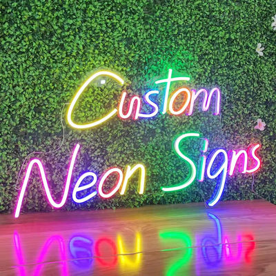 comprar Festa de casamento LED sinal de neon 6mm 8mm 10mm RGB Tipo de backboard Sinais de neon comerciais Fabricação em linha