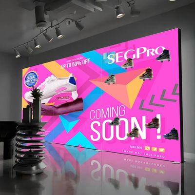 comprar Display retroiluminado Led Fabric Light Box Publicidade Alumínio Profil Frame Lightbox Fabricação em linha