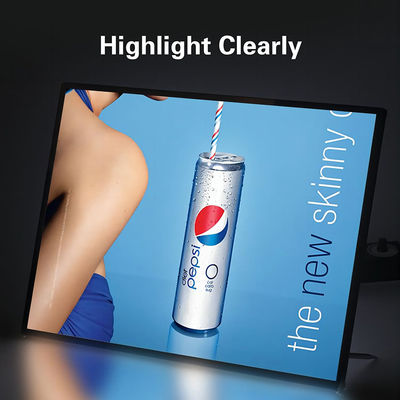 comprar Caixa de luz LED de vidro ultrafinho com vida útil de alta definição 80000hrs Voltagem de entrada DC12V DC24V Fabricação em linha