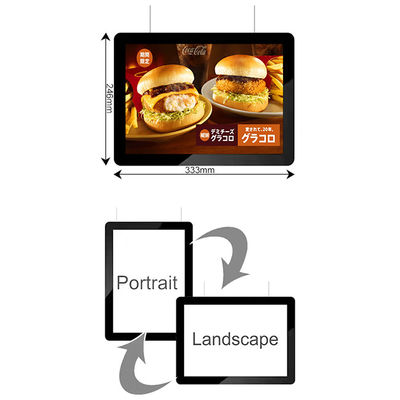 Caixa de luz de exibição de imóveis de duplo ângulo