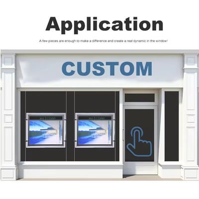 Imóveis caixa de luz de cristal publicidade LED tela de exibição placa RoHS