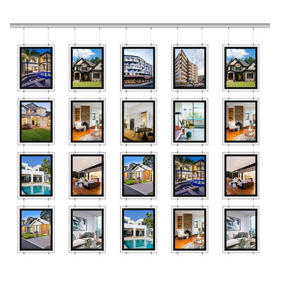 Caixa de luz de cristal retangular 5000lumen Imóveis Anúncio Caixa de luz de display para cristais CE