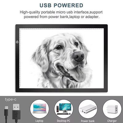 Tabela de desenho de design portátil USB Power LED Tracing Light Box