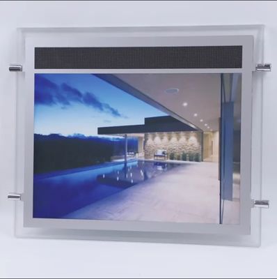 A3 A4 Acrílico quadro fotográfico quadro de imagem LED Display Light Box Imóvel sinal publicitário pendurado LED Display