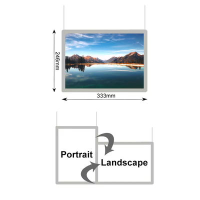 Alumínio Ultra Slim Crystal Light Box Snap Clip Publicidade Backlit Cartão Frame Light Boxes