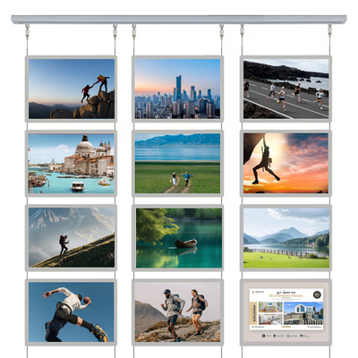 12V 24V caixa de luz de cristal LED placa de sinalização de iluminação para tela de janela imobiliária