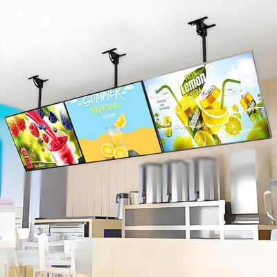 Caixa de luz LED A4 Ultra Slim para Espaços Comerciais com Fita LED 2835